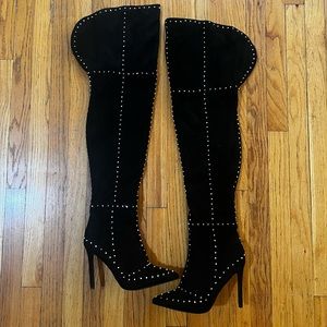 Thigh high heels size 11 W